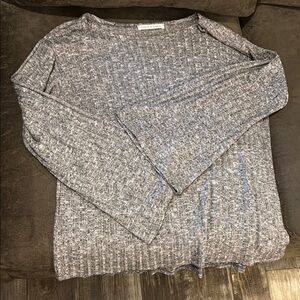 Chris & Carol Gray Knit Top